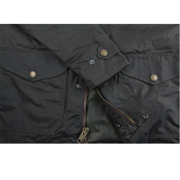 Over Under Waxed Briar Jacket- Olive