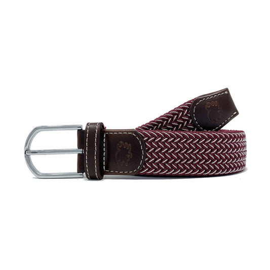 Roostas The Biloxi Two Toned Woven Elastic Stretch Belt