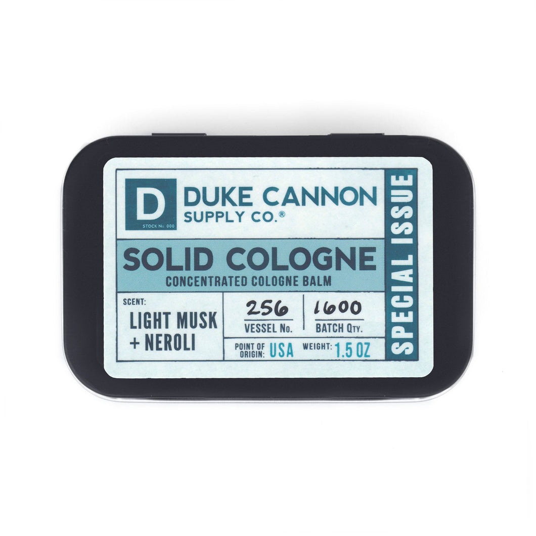 Duke Cannon Light Musk Neroli Solid Cologne