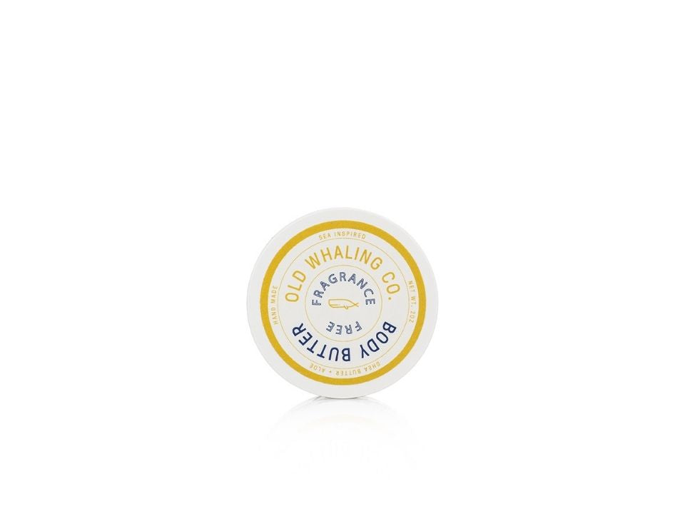 Old Whaling Co Fragrance Free Travel Body Butter